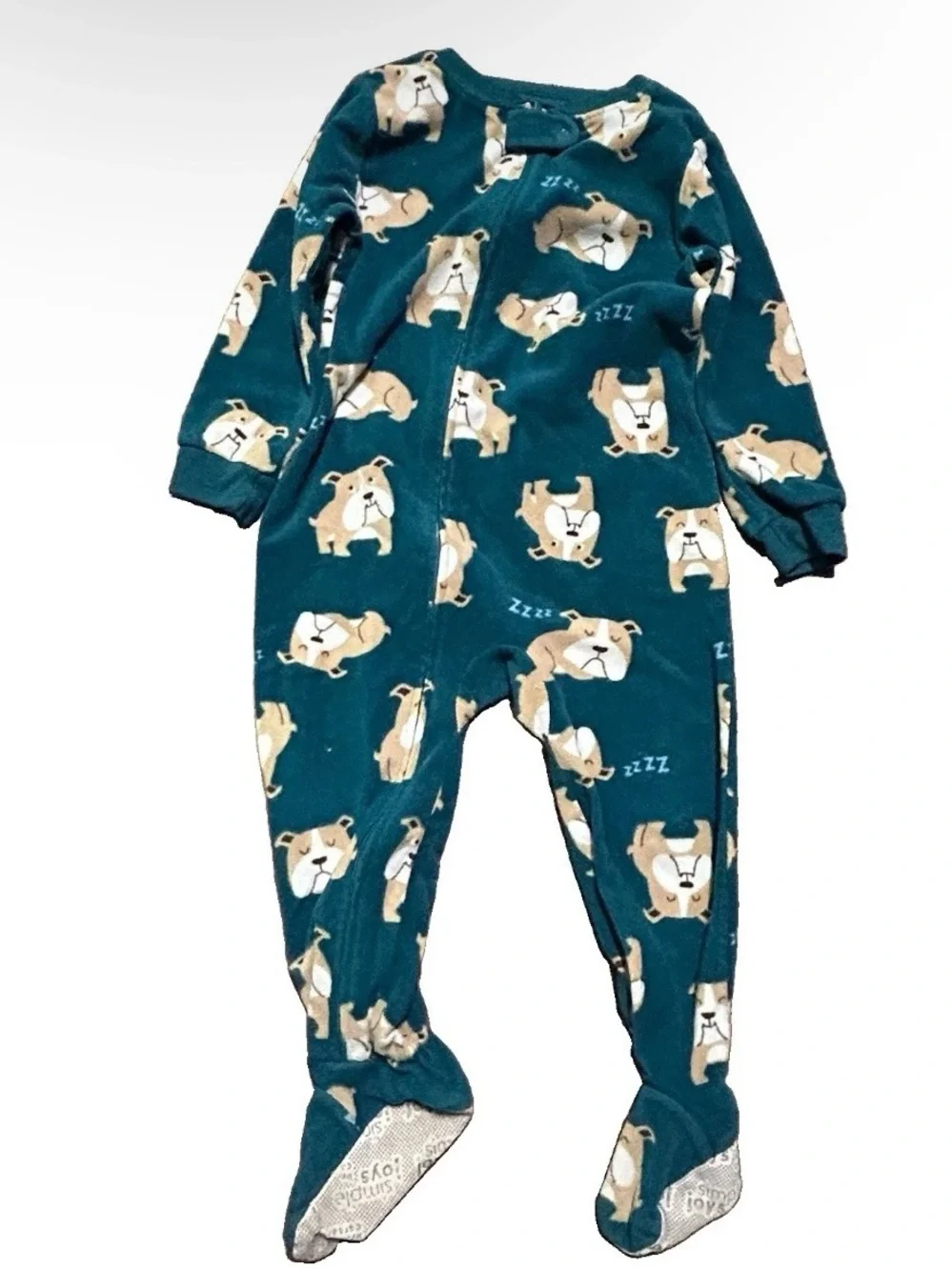 Toddler Girl Fleece Footie Pajamas Winter Cold Weather Size 2T